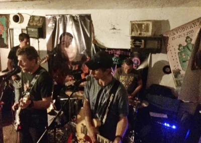 koncerty kapela RÓNIN - Trávobraní 2015, statek U Špičky